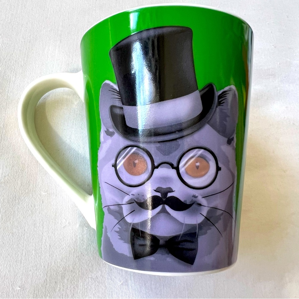 Christopher Vine Australia Presents THE MOB Oliver Chartreux Tabby Coffee Mug